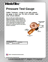 WeldTec  Pressure Test Gauge